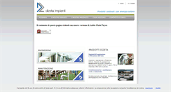 Desktop Screenshot of dizetaimpianti.it